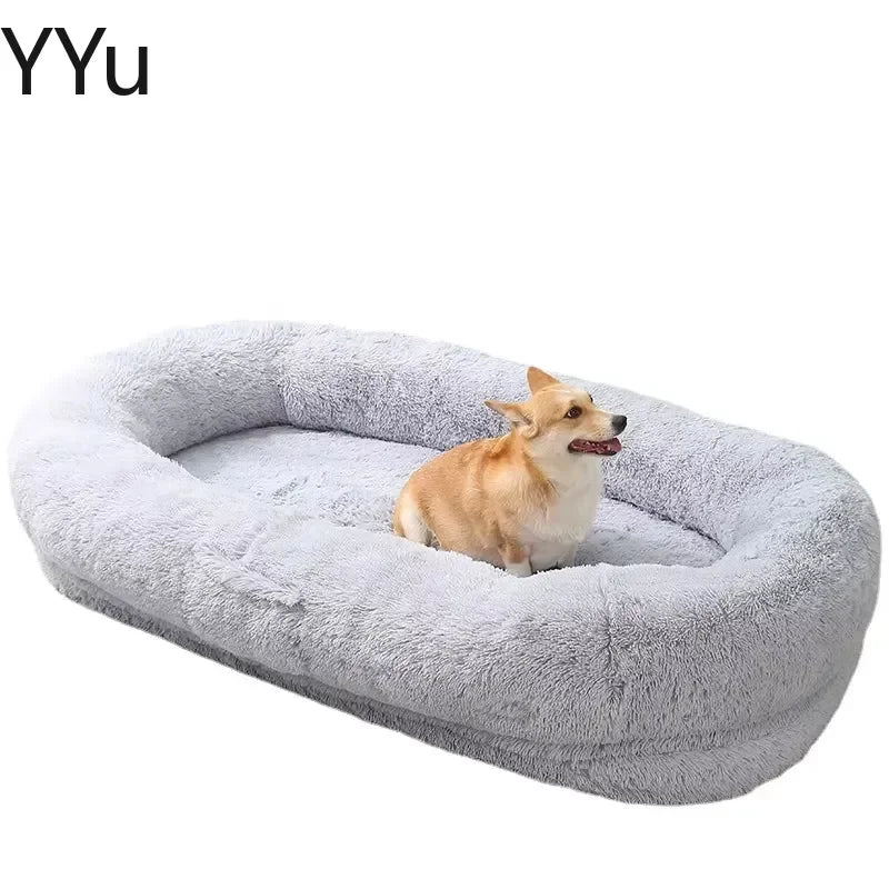 for Human Sized Large Dog Sofa Bed All Winter Warm Washable Detachable Pet Sleeping Cushion for Pets Furniture Orthopedic