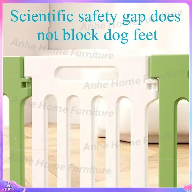Portable Pet Indoor Isolation Fence Small Dog Cage Puppy Barrier Plastic Playpen 50cm Height Household Dog Fence Pet Products