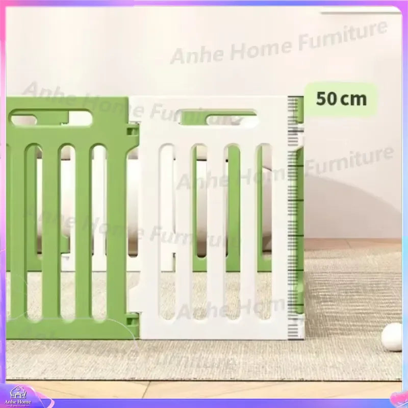 Portable Pet Indoor Isolation Fence Small Dog Cage Puppy Barrier Plastic Playpen 50cm Height Household Dog Fence Pet Products