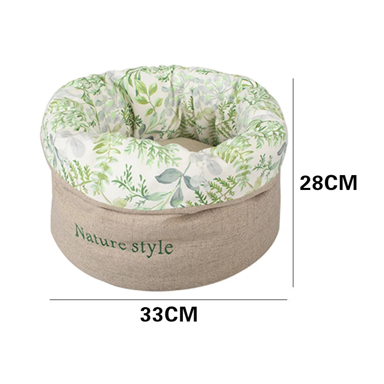 Manufacturer Wholesale Natural Barrel Portable Dog Cat Back Bed
