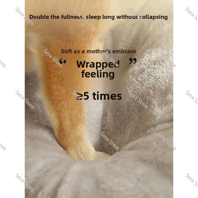 Hot Winter Warm Dog Removable Pet Dog Bed Cozy Pet Nest for Small Medium Dogs Cats Sleeping Bed Comfortable Pet House Supplies