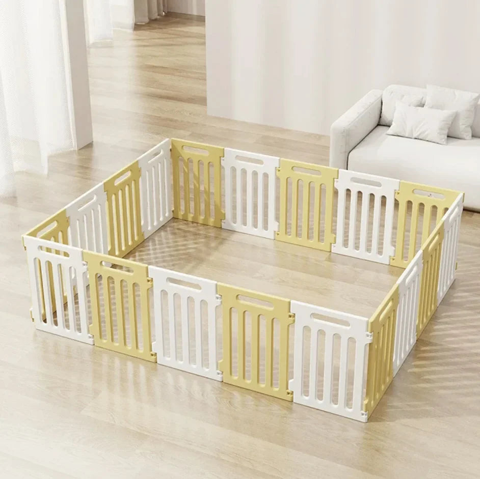 Portable Pet Indoor Isolation Fence Small Dog Cage Puppy Barrier Plastic Playpen 50cm Height Household Dog Fence Pet Products