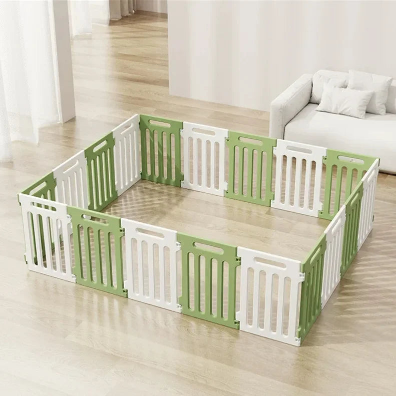 Portable Pet Indoor Isolation Fence Small Dog Cage Puppy Barrier Plastic Playpen 50cm Height Household Dog Fence Pet Products